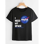 41NqI5tfJHL. SS150 Nlife-Women-Fashion-I-Need-My-Space-Shirt-NASA-Shirt-Women-NASA-T-Shirt-Short-Sleeve-Tee