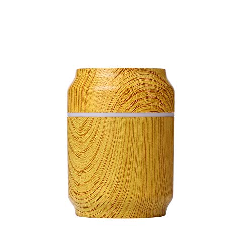 Alimao USB LED Ultrasonic Air Cans Humidifier Essential Aroma Oil Diffuser Atomi Khaki