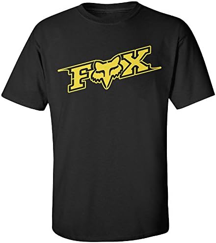 CACshop Mens Fox Racing Logo T Shirt Black