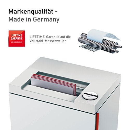 ideal. 2465 Continuous Operation Strip Cut Deskside Paper/CD/DVD Shredder, 19-22 sheet, 9 Gal. Bin, 3/4 HP Motor, P-2 Security Level