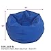 ECR4Kids Standard Classic Bean Bag, Blue (35
