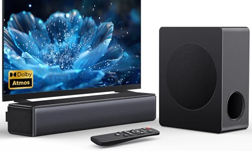 GEOYEAO 2.1 ch Soundbar with Subwoofer