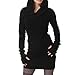 Hengzhi Women's Pencil Slim Dress with Thumb Hole Long Sleeve Hooded Bodycon Top