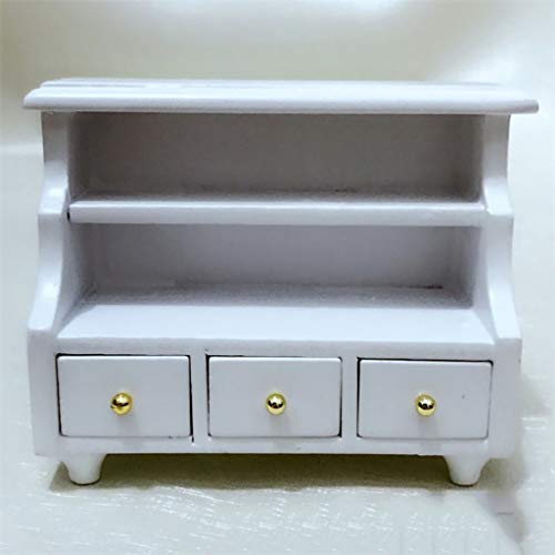 image for Kasien Dollhouse Accessory Mini Bathroom Cabinet, Mini Dollhouse Furni