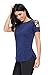 Astylish Women Sexy Cold Shoulder Cut Out Blouse Casual T Shirt Tops Blue Small