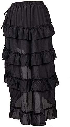 Women Pirate Skirt Clearance Sale, NDGDA Steampunk Gothic Skirt Ruffles Dress