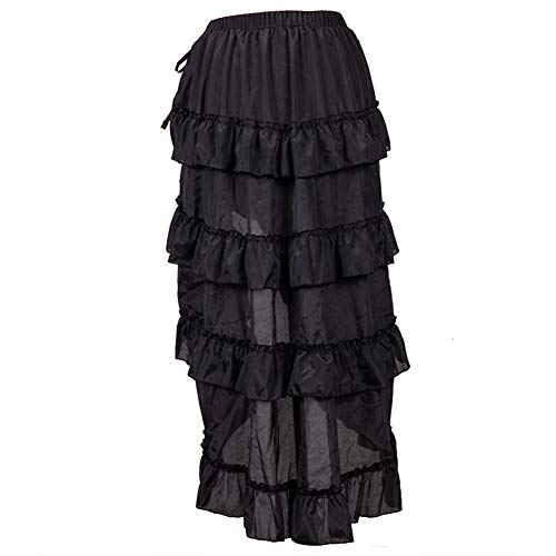 Women Pirate Skirt Clearance Sale, NDGDA Steampunk Gothic Skirt Ruffles Dress