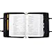Blessed Purse Style Bible Cover for Women Black Faux Leather, Black Medium