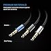 Aux Cable 3.5mm Auxiliary Audio Cable - 3 Pack【2ft / 0.6m, 4ft / 1.2m, 8ft / 2.4m】 Assorted Lengths Compatible Headphones, iPod, iPhone, iPad, Car/Home Stereos and Echo Dot, Sony, Beats & More