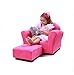 Keet Roundy Child Size Chair with Microsuede Ottoman, Lavender, Ages 2-5 years