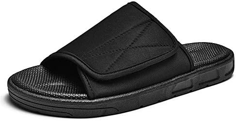 Mens slippers with velcro strap Clearance