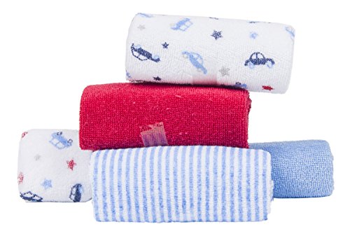 Softan Baby Hooded Towel Bath Towel and Washcloths, Extra Soft and Ultra Absorbent, 5+1 Gift Pack for Newborn and Infants, Car