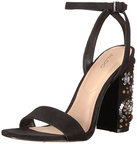 Aldo women s luciaa dress sandal, black, 5 b us