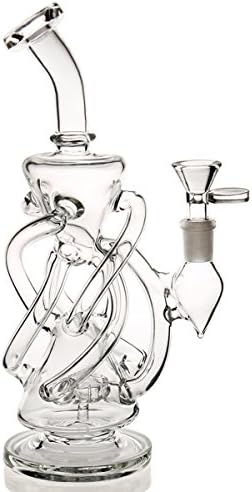 MAOYOHA Recycler Water Bottle Accessories Percolator Bowl 14.4mm 11in 400g (1)