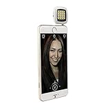 Grip® Universal Portable Mini 16 LED Night Using Selfie Enhancing Dimmable Flash Cellphone Camera Flash Fill-in Light Pocket Spotlight Photo Speedlite Android Smartphone Tablets Camera iPhone (White)