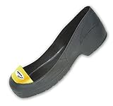 OSHATOES 100% Rubber Safety Steel Toes (Medium) Yellow M