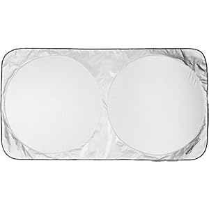 Amazon Basics Zonnescherm voor de voorruit van de auto Extragroß