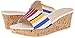 Nine West Women's Confetty Canvas Wedge Sandal