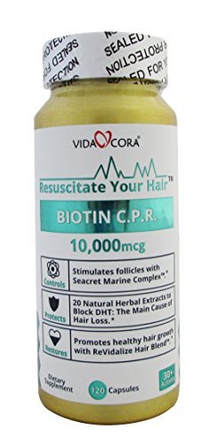 Vida Cora Biotin CPR Improve Hair Growth, Improve Skin Health & Thicker Nail. W/ Korean Red Seaweed, Mollusk Powder, Fish Cartilage, Saw Palmetto, Nettles Extract, Beta Sitosterol, Pygeum Bark Vida Cora Biotin CPR Improve Hair Growth, Improve Skin Health & Thicker Nail. W/ Korean Red Seaweed, Mollusk Powder, Fish Cartilage, Saw Palmetto, Nettles Extract, Beta Sitosterol, Pygeum Bark