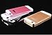Tip-top® lenovoA8 A808T A806 Case, Aluminum Metal Bumper Frame Case with Acrylic Back Plate Cover for lenovo A806 A808T A8(Gold)