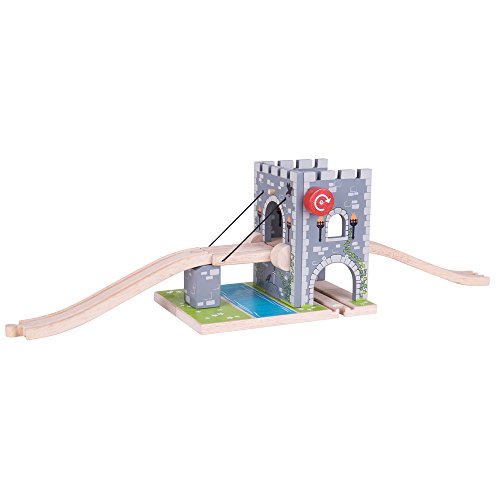 Bigjigs Rail Wooden Drawbridge - Wooden Train Set Accessories