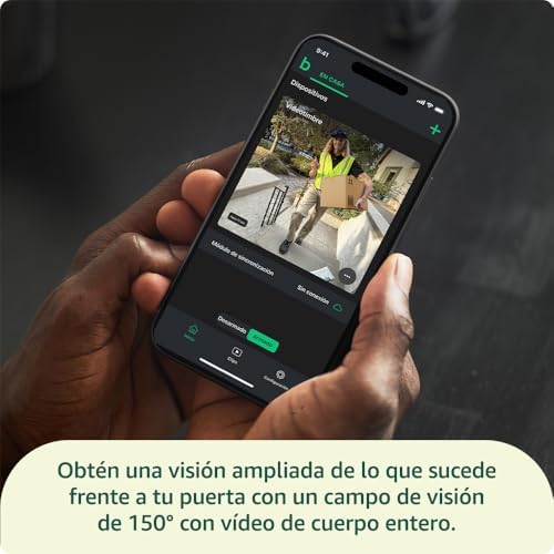 Sistema de videotimbre Blink | Vídeo HD de cuerpo entero, autonomía de dos años, configuración sencilla, IP65 | Módulo de sincronización básico incluido | Blanco