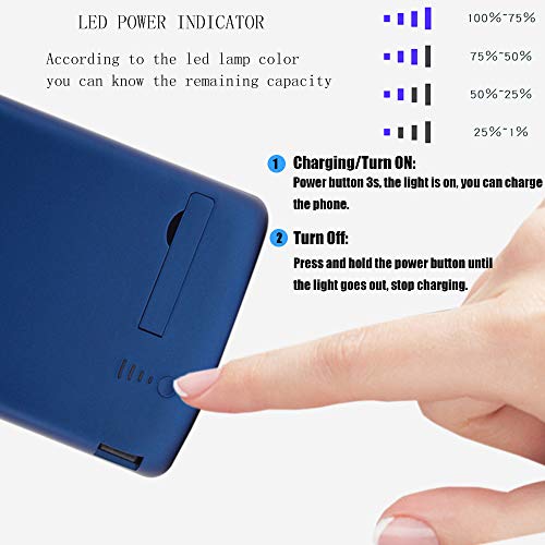 Idealforce Samsung Galaxy Note 8 Battery Case,6500mAh External Power Bank Cover Portable Charger Protective Charging Case for Samsung Galaxy Note 8
