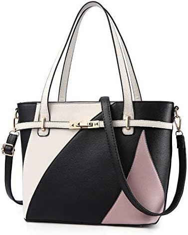 BECLINA Women's Large Capacity Multi-Colored PU Leather Handbag