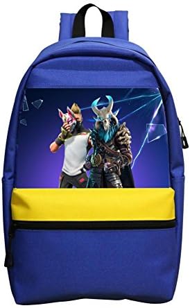 School Backpacks Fort-nite Season 5 Blue Children Shoulder Bags