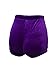 TOB Women's Casual Soft High Waist Drawstring Velvet Shorts Clubwear ,Purple,Small