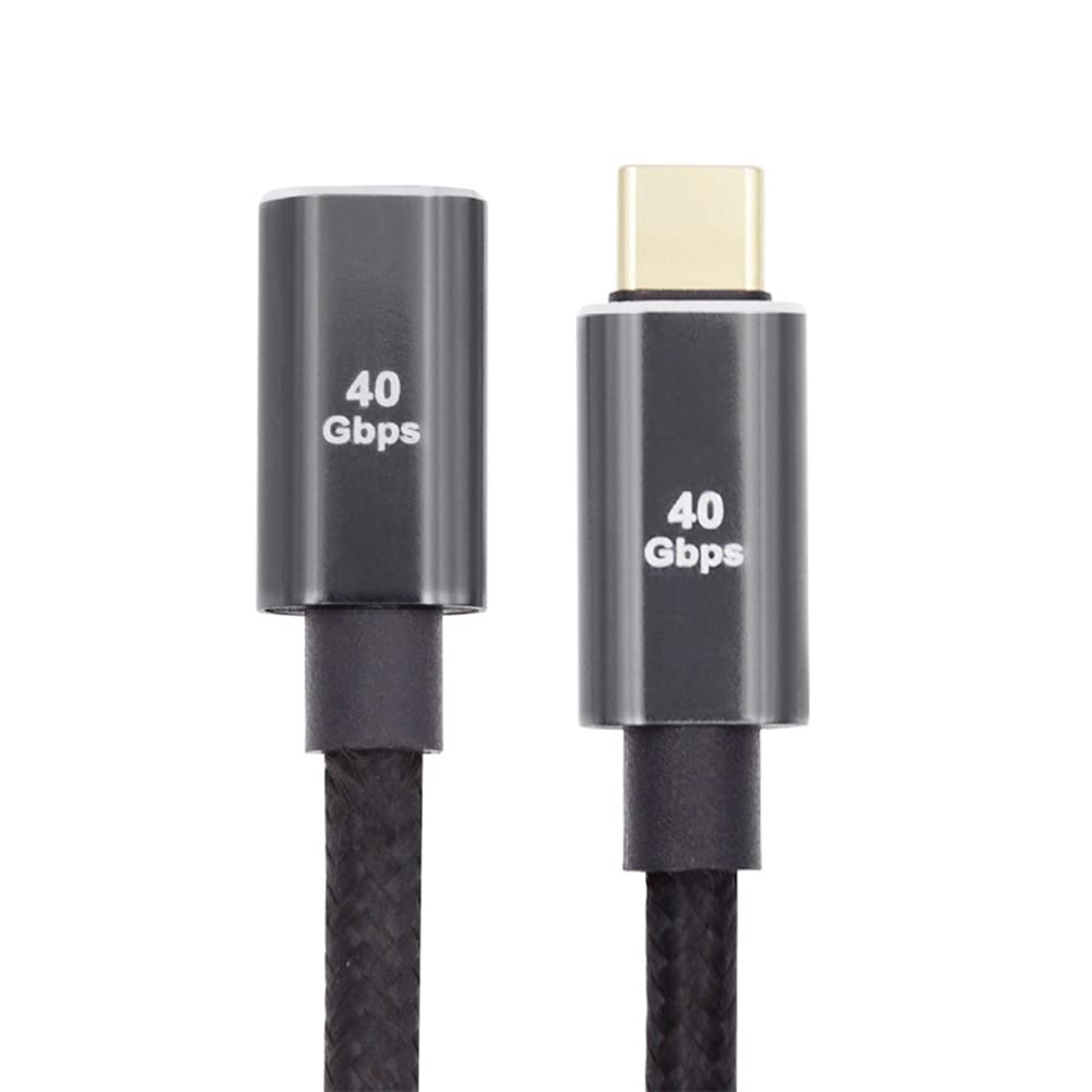 cablecc 40Gbps USB4 Extension Cable Male to Female with 100W Charging and 8K@60Hz 50CM USB4.0
