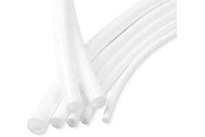 YOUBO Silicone Tubes,9.84Ft 5/16" ID×25/64" OD (8mm×10mm) White,For Food Grade Soft Milk Beer Drink,Home Brewing Wine making,