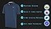 Three Sixty Six Golf Shirts for Men - Dry Fit Cotton Polo Shirt - Includes 20 Golfing Tees Navy Blue