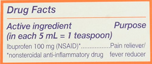 Children's Motrin Oral Suspension, Ibuprofen,Pain Relief, 4 Oz