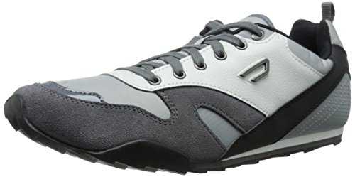 Diesel Men's E-Dynagg Fashion Sneaker, Mineral Gray/Vaporous Gray/Castlerock, 8.5 M US