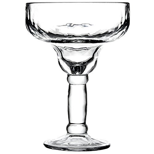 Margarita Glass 13.5oz. Set of 6 - Uniquely Shaped Margarita Glass Set for Women Thick Stems, An Elegant Appeal! Their Bold Sombrero-Inspired Shape Takes You South-of-the-Border., A Classic Choice