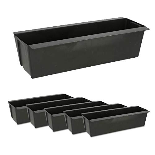 Cepewa Pflanzkasten passend für Europaletten 6er Set aus Kunststoff Pflanzkübel Breite 38 cm (1 x 6er Set Pflanzkasten… – Bild 3