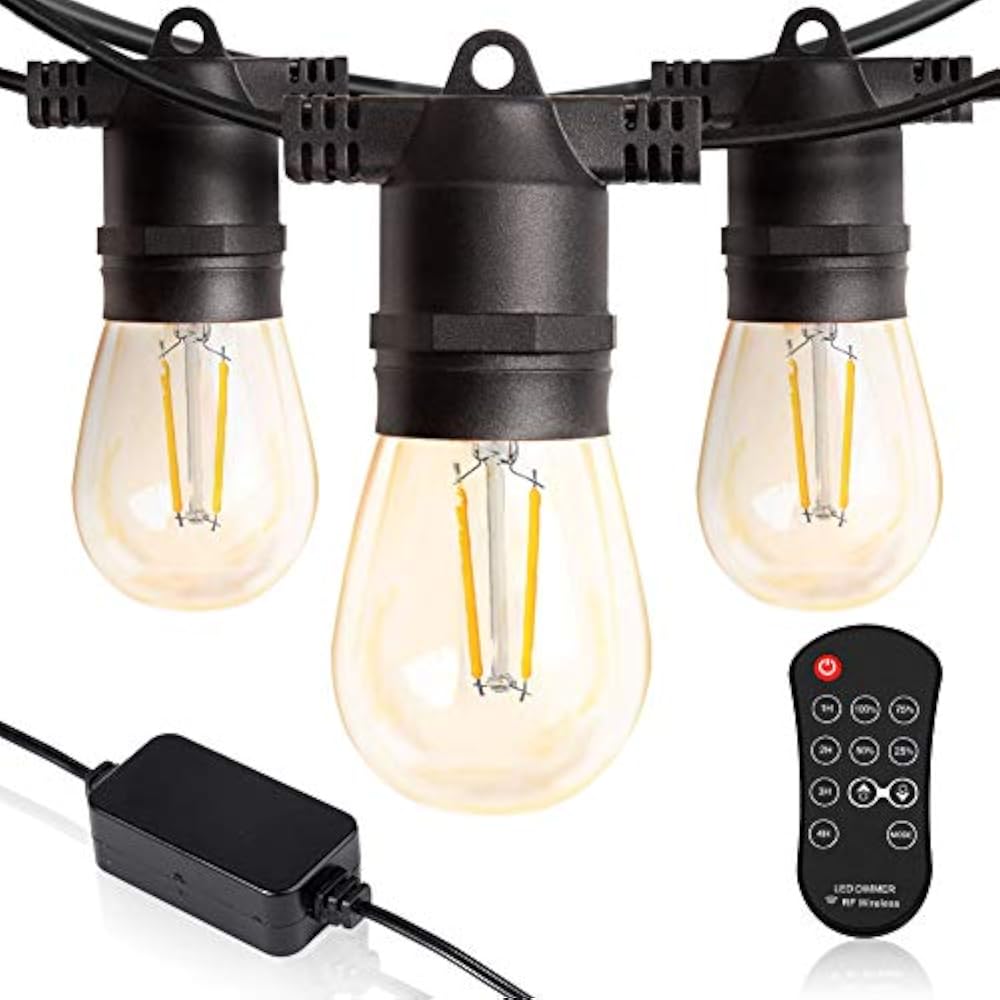 plastic patio string lights