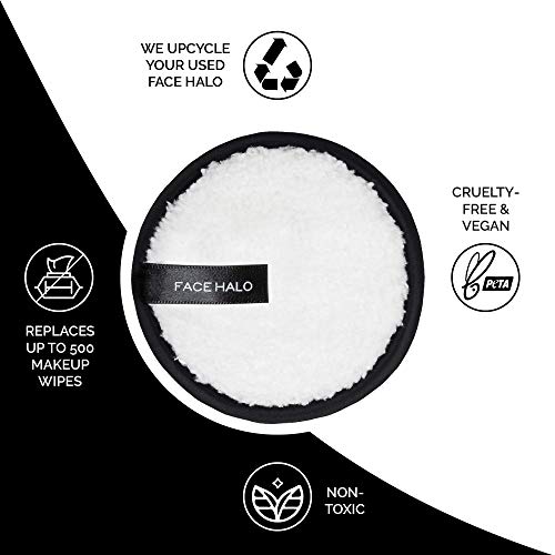 Face Halo Reusable Makeup Remover Pads, Rounded Makeup Remover Pads