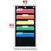 Essex Wares - 5 Pocket File Pocket Chart, Black, 14