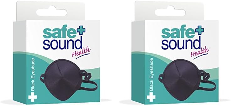 Safe & Sound Black Eyeshade (Pack of 2)