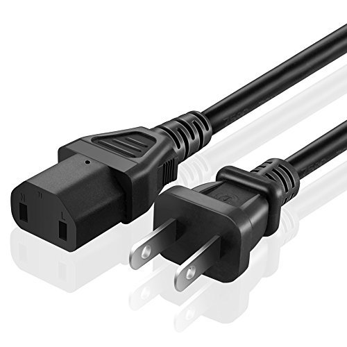 TNP Xbox 360 Charger Power Cord (6 Feet) 2 Prong Power Supply AC Adapter Charging Cable for Microsoft Xbox 360 Jasper…