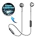 Bluetooth Earphones Sports Wireless Headphones HiFi Stereo Sound Bluetooth V4.2 in-Ear IPX6 Sweatproof Noise Canceling Headsets with Microphone Volume/Music Adjustable for Cell Phones Tablet PC