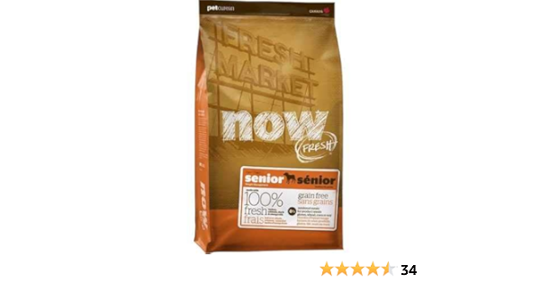 now senior dog food