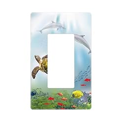 Pznen Underwater Sea Ocean Rocker Switch Plate