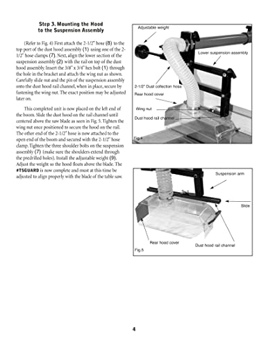 PSI Woodworking TSGUARD Table Saw Dust Collection Guard photo 10