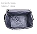 MIER 24 Can Soft Cooler Insulated Lunch Box Bag for Women, Men, Leakproof Lunch Tote (Black)