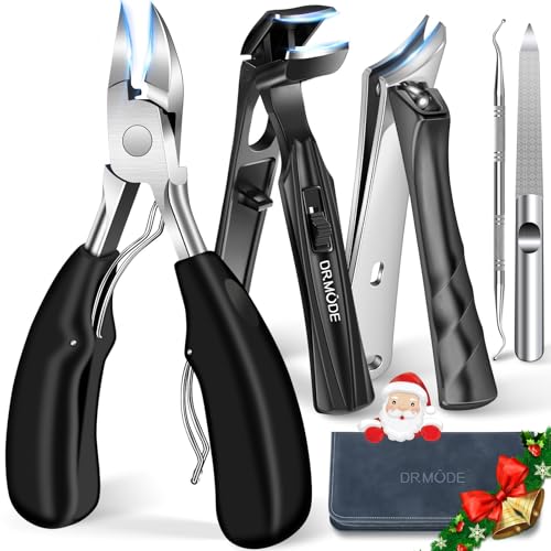 Photo 1 of 2026 Toenail Clippers for Thick Toenails for Seniors, Angled Head Large Toe Nail Clippers Set for Men, Heavy Duty Ingrown Toenail Clippers with Long Handle, Ultra Sharp Slanted Nail Cutter Wide Jaw