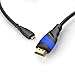 Micro-HDMI Cable with Break-Proof Design – 10ft (HDMI to Micro-HDMI, bidirectional, 4K@60Hz for Ultra HD, High Speed with Ethernet, for Tablets/Cameras/Raspberry Pi, Black) CableDirect