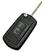 Horande New 3 Buttons Uncut Blank Flip Folding Remote Key Fob Case Fit For Land Rover Range Rover Sport LR3 Discovery Smart Key Shell (LR001)